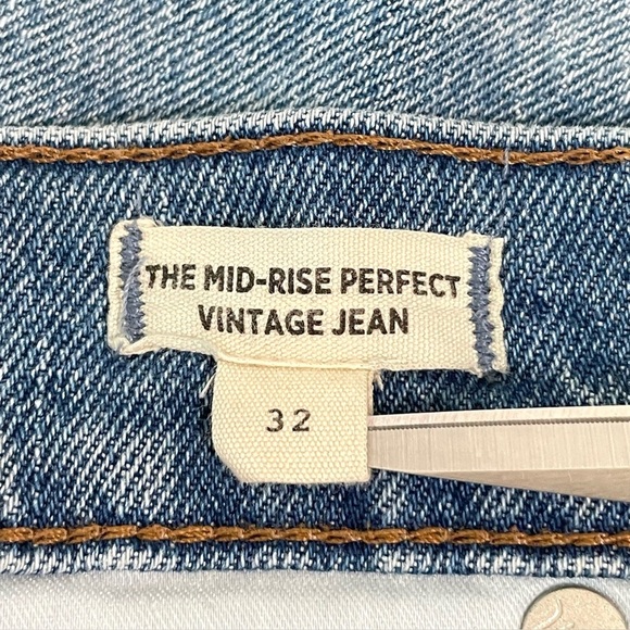Madewell Perfect Vintage Straight Jean High Waist Heritage Stretch Denim Hoye 32 - Picture 13 of 15